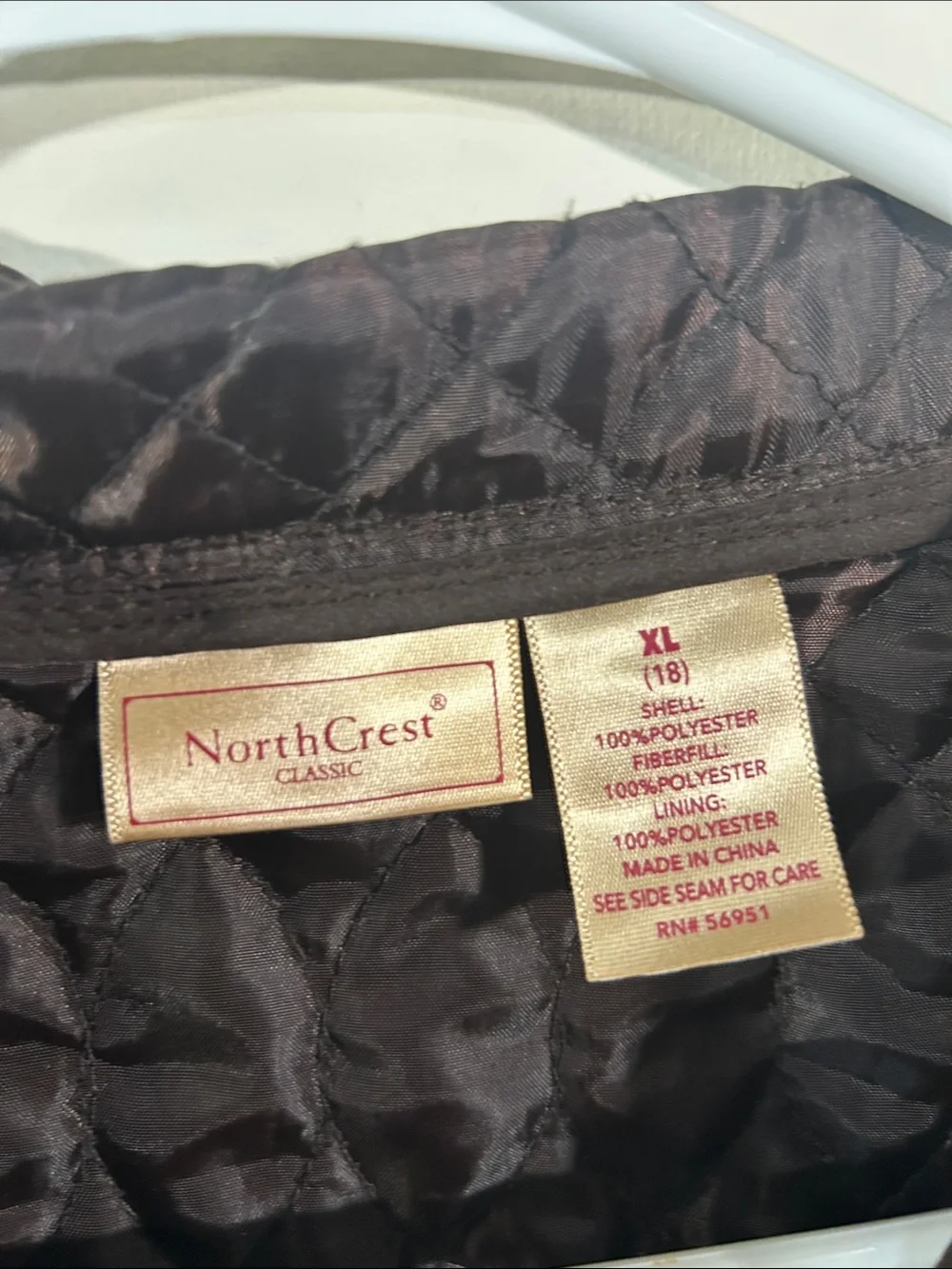 XL NorthCrest 18 vest